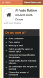 Mobile Screenshot of devontutors.com